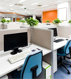 Commercial air purifiers to create a healthy work environment.